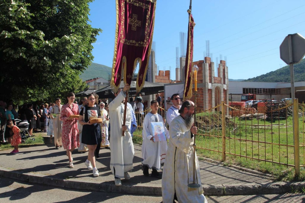 Hram Svetog Irila I Metodija U Izgradnji Proslavio Krsnu Slavu Foto